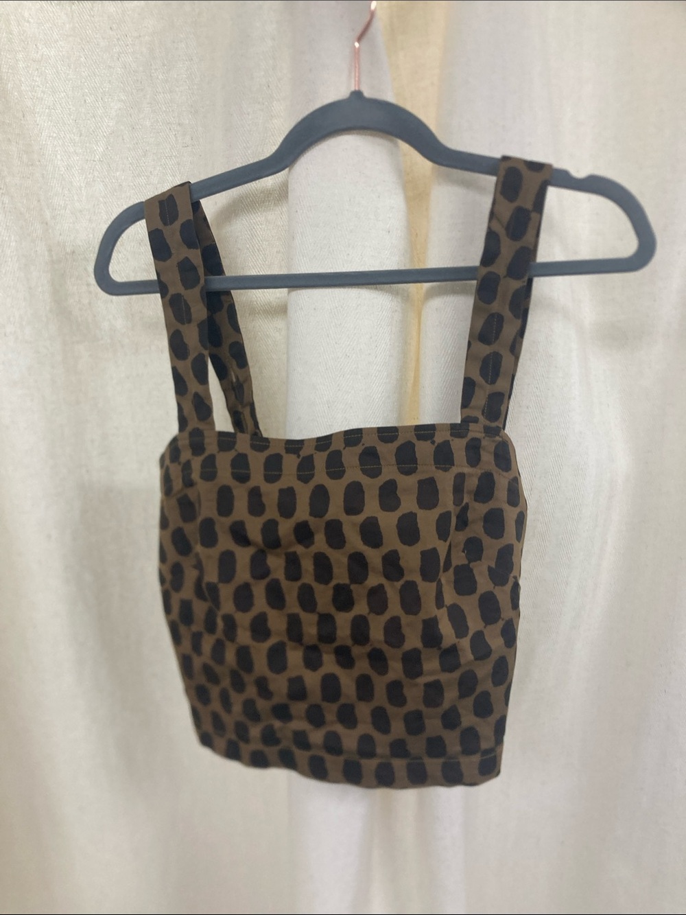 Everlane Button-Back Tank in Walnut Print - Picture 5 of 5